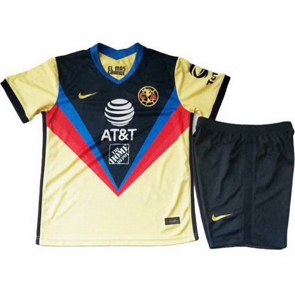 Camiseta Club América 1ª Kit Niños 2020 2021 Amarillo